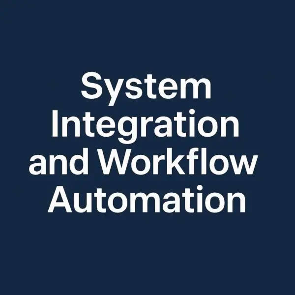 System Integration and Workflow Automation